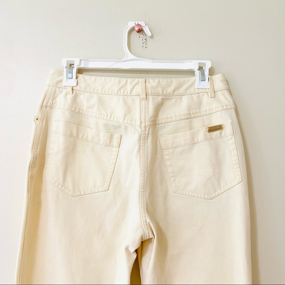 St. John Sport Slacks Straight Leg Pants Ivory Cream size 6 - Picture 5 of 9